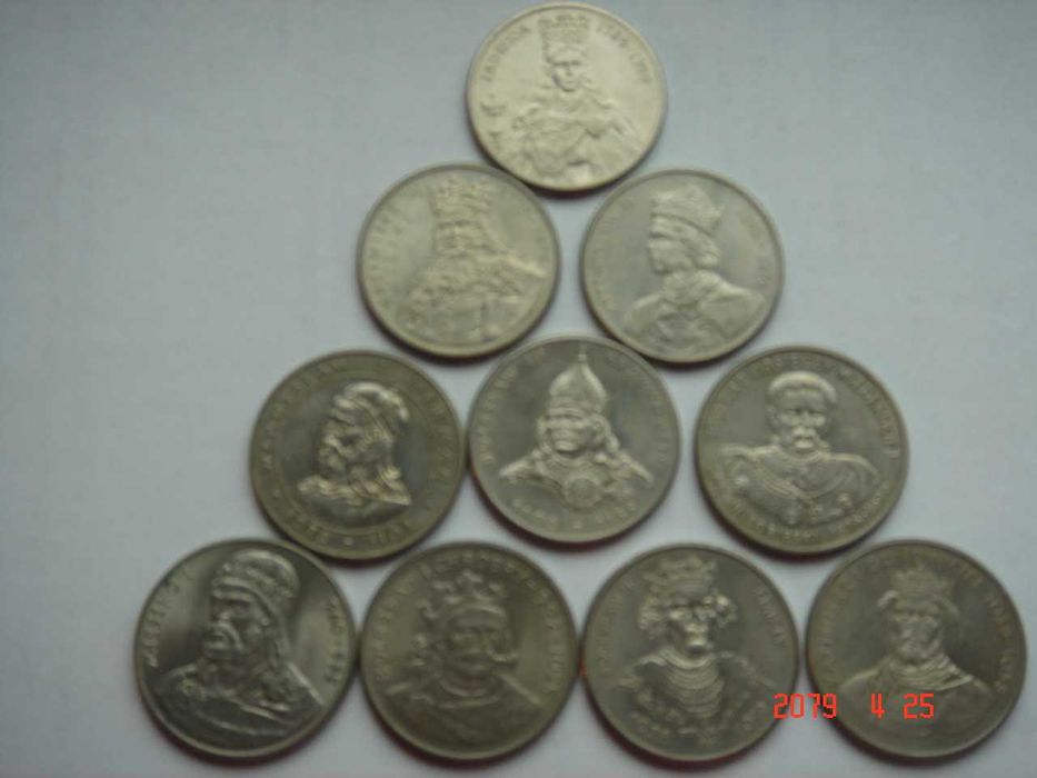 Królowie polscy na monetach