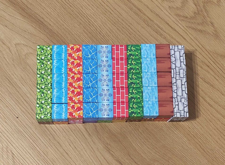 Klocki Magnetyczne Pikselowi Konstrukcyjne Typu Minecraft 150szt DIY