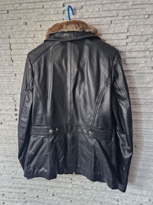 Kurtka skórzana OCHNIK ocieplana Rozm.S