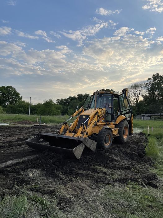 Аренда экскаватора JCB и самосвала. Вивіз мусора