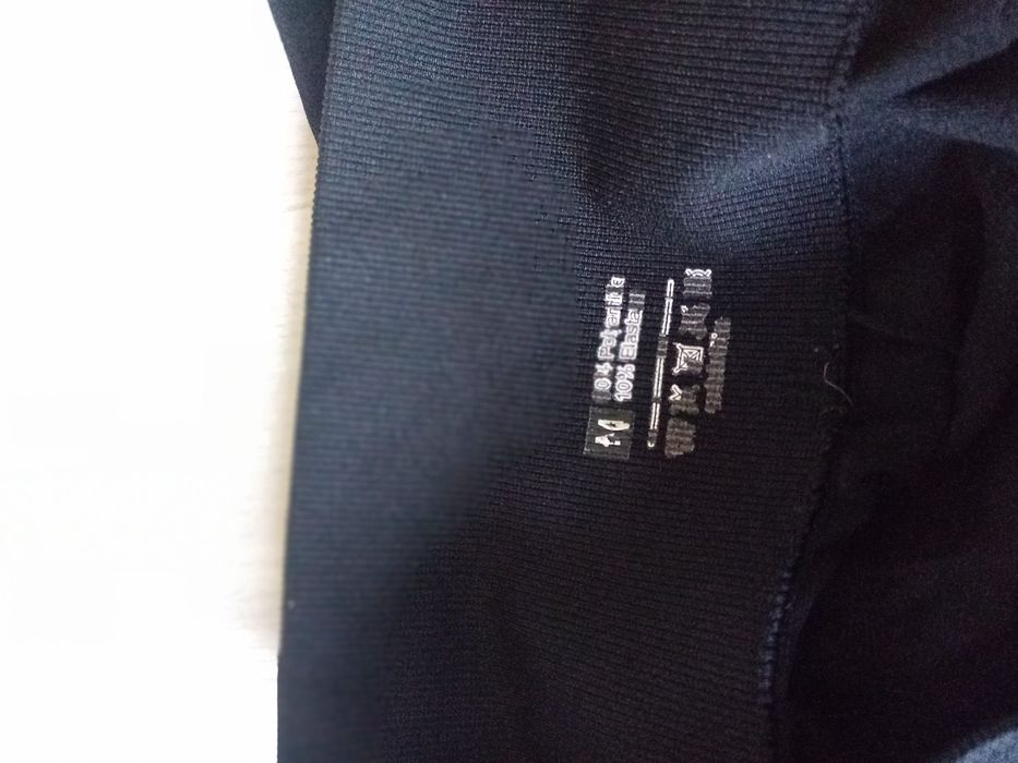 Legginsy scrunch butt marszczone czarne M
