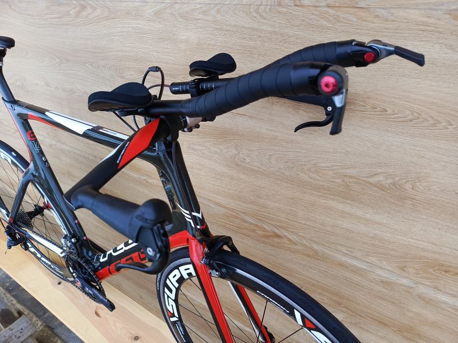 Rower czasowy Felt B14 carbon Ultegra Rotor koła Supra RC58 61cm tt!