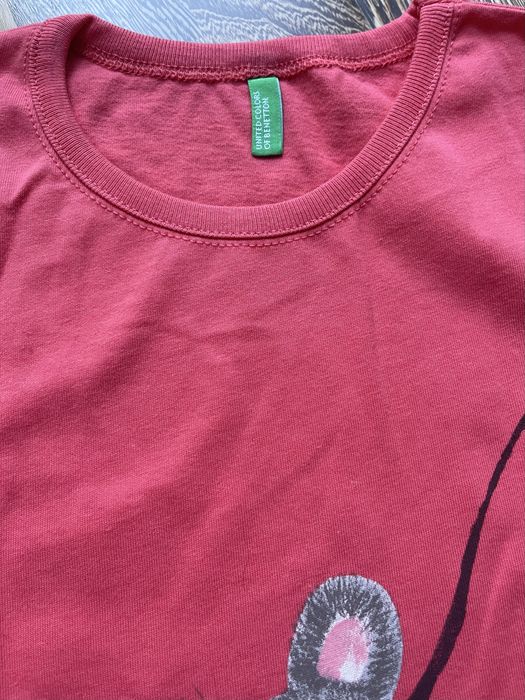 Benetton bluzka z misiem roz. 160 cm