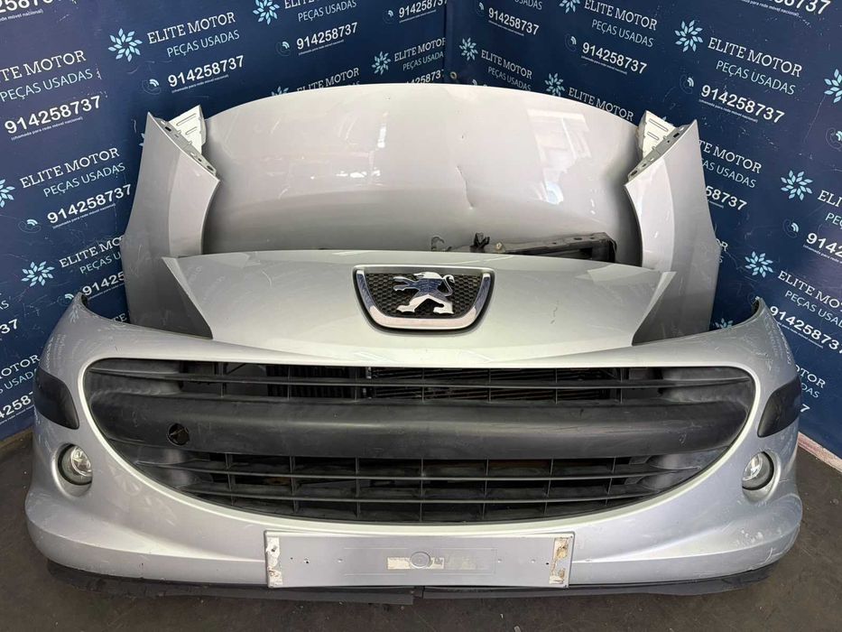 Frente completa usada PEUGEOT 207 1.6 HDI parachoques capot oticas guardalamas radiador