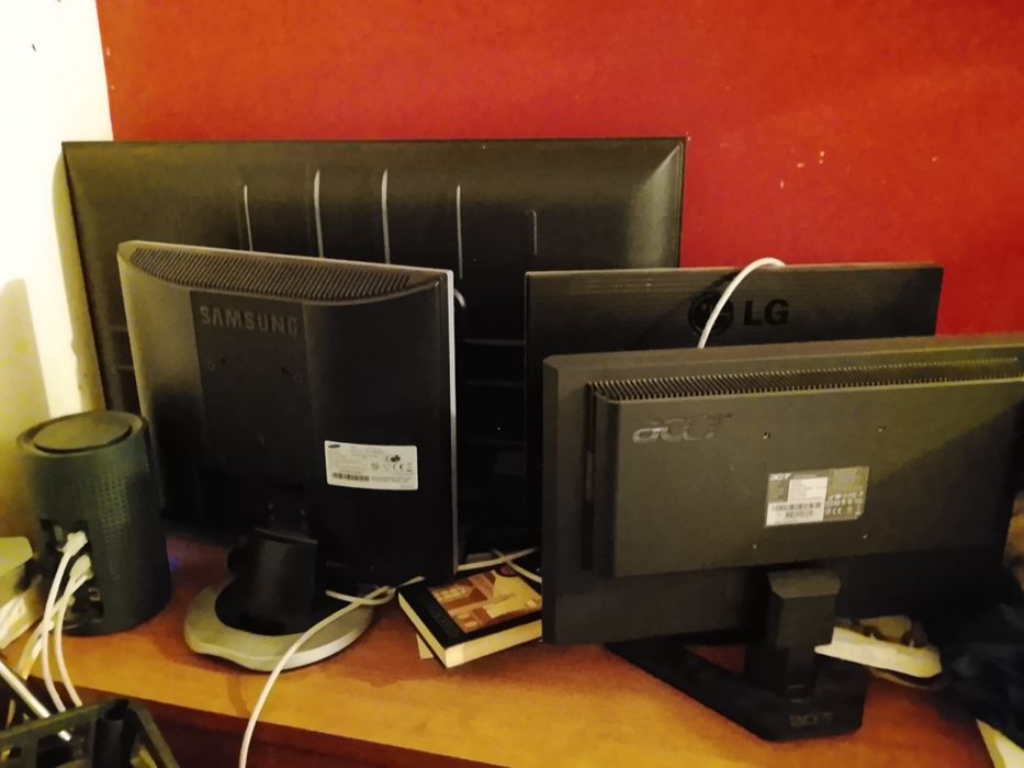 Monitor Samsung,Acer e LG