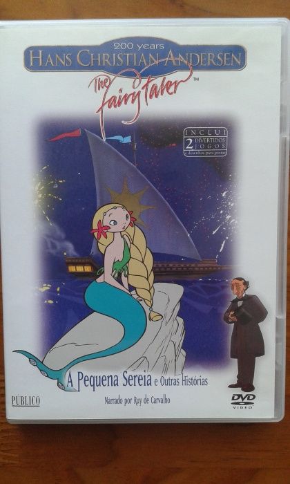 DVD infantil A pequena sereia e outras e outras histórias