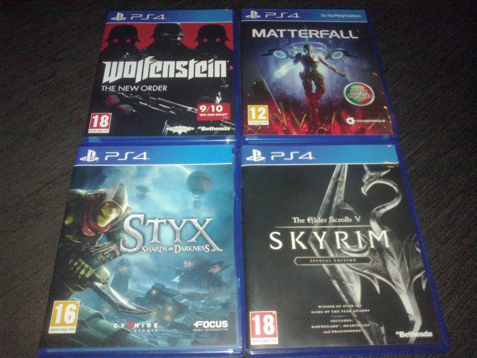 Jogos usados para PS4