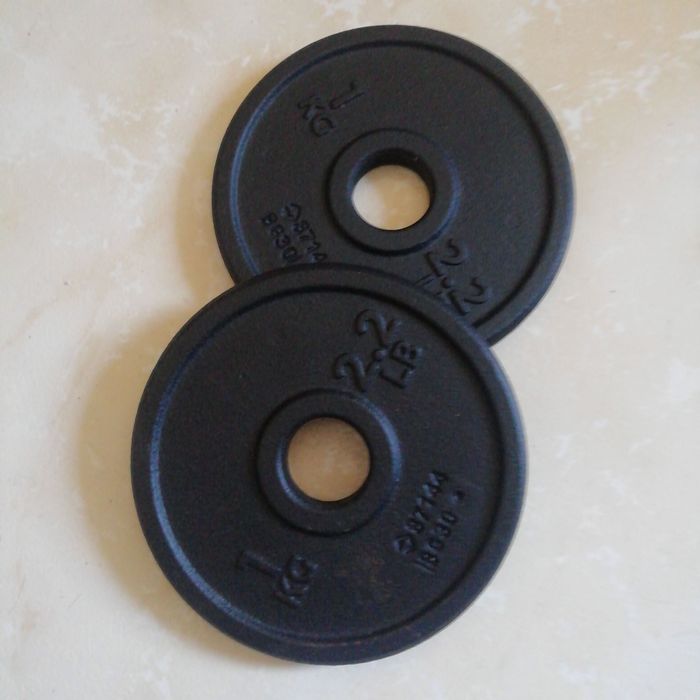 2 pesos 1 kg para halter Decathlon