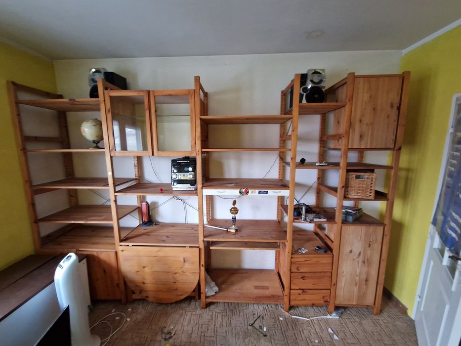 Regal drewniany blokowy