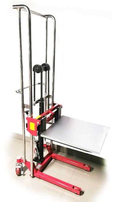 Wózek podnośnikowy z platformą udźwig 400kg, 1500mm paleciak