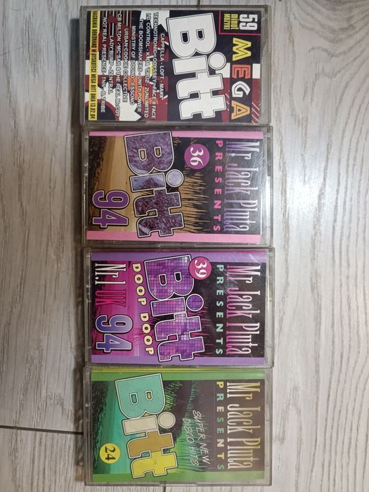 Kasety magnetofonowe BITT 24, 36, 39 + MEGA BITT 59 | Jack Pluta Retro
