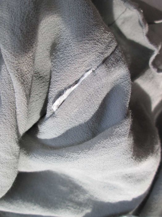 Massimo Dutti szara srebrna sukienka jedwabna jedwab silk S M 36 38