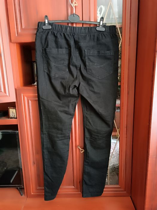 Легінси Джинси дудочки скинни чорні  великі большие 52-54-56