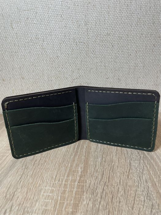 Класичний шкіряний гаманець , ручна робота