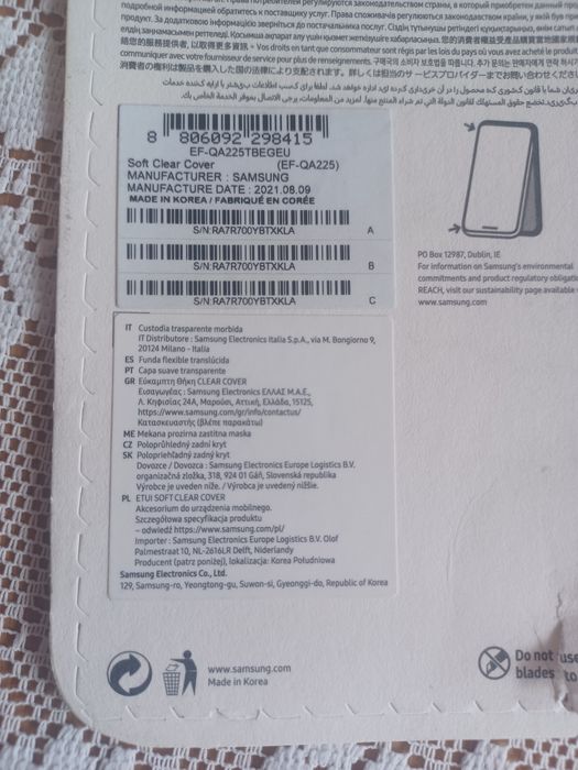 Etui na telefon Galaxy A22