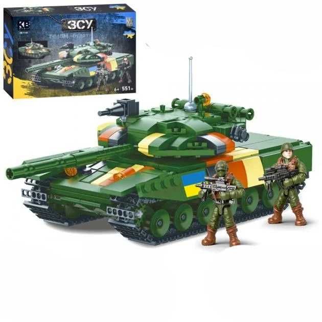 Конструктор Limo Toy KB 1130 Воєна техніка ЗСУ Танк Т-72 АМТ 471деталь