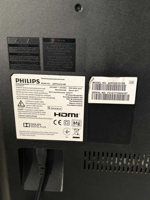 Televisão PHILIPS 40 polegadas