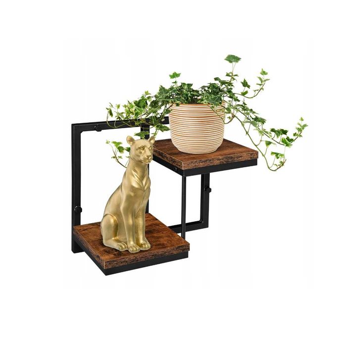 Kwietnik ścienny wiszący regał na kwiaty metalowy