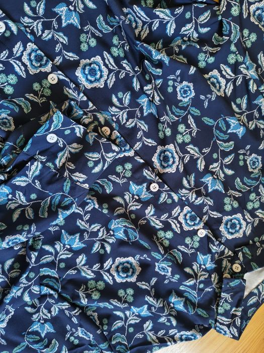 Lejąca koszula w kwiaty 2XL