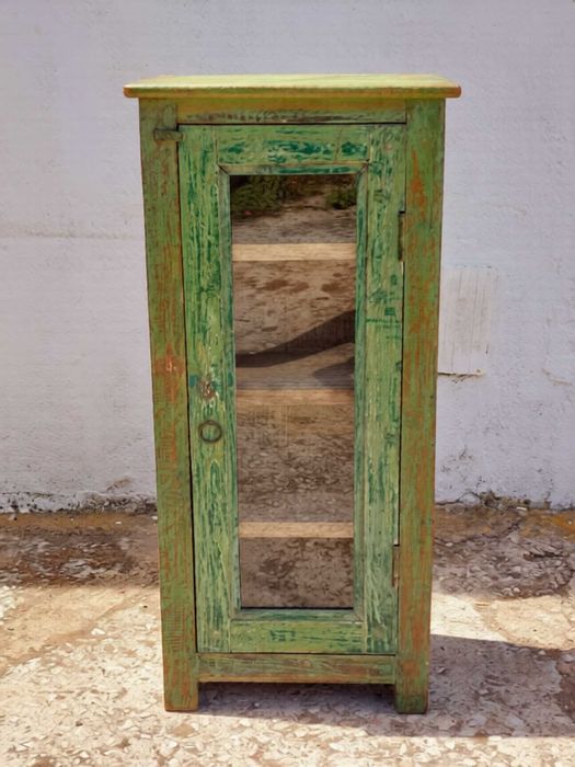 Vitrine pequena em Teca para parede ou mesa