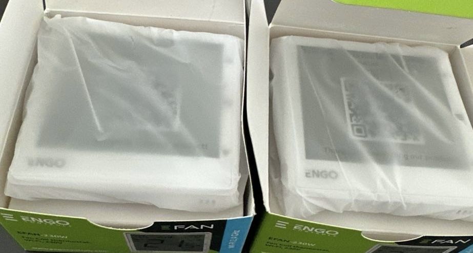 Термостат фанкойлу, пульт фанкойлу Engo Controls EFAN230W