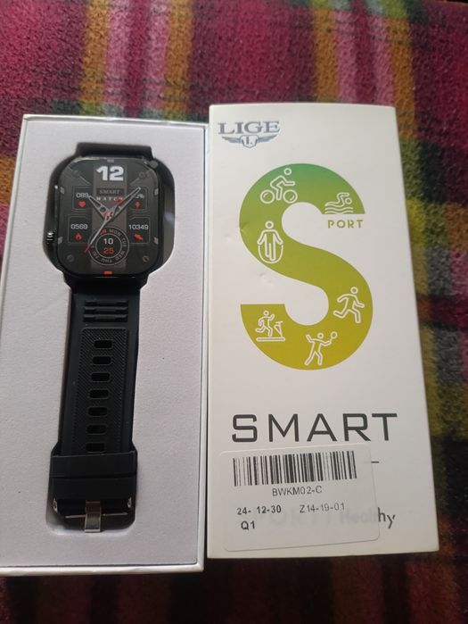 ‼️Смарт годинник Lige KM02 із вбудованим ліхтариком