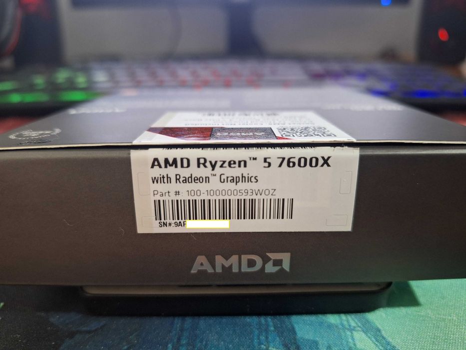 Топовый процессор AMD RYZEN 5 7600X AM5 4.7 GHz Base - 5.5 GHz Boost