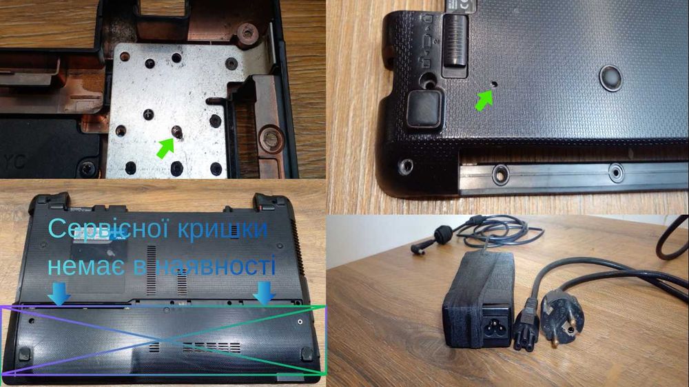 Ноутбук Asus K53SJ без екрана,сервісної кришки та топкейса