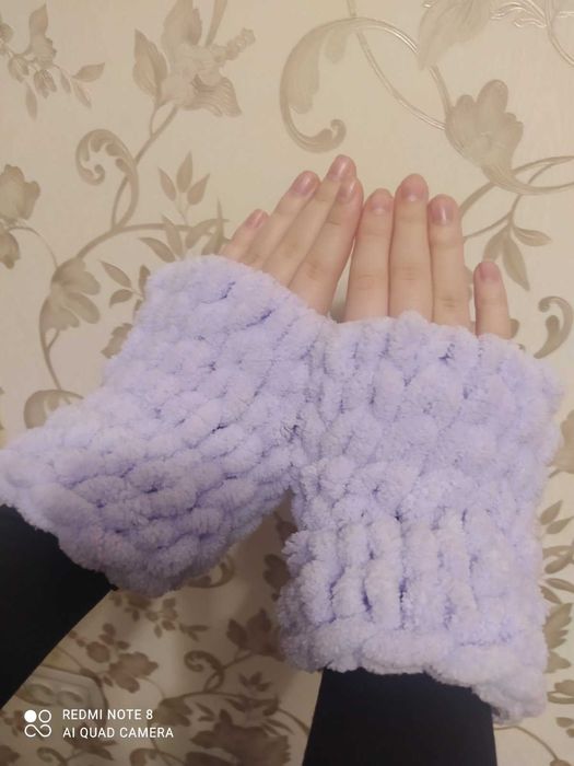Балаклава з рукавичками без пальців різні кольори