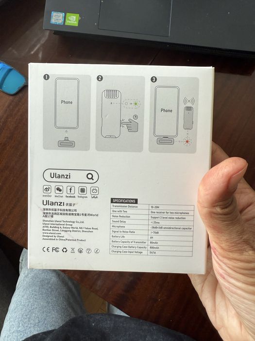 Mikrofony bezprzewodowe Ulanzi J12
