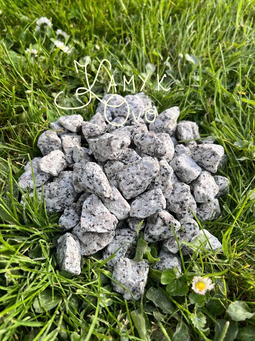 GRANIT Grys Granitowy Dalmatyńczyk, Kruszywo Ozdobne, Ogród, Parking