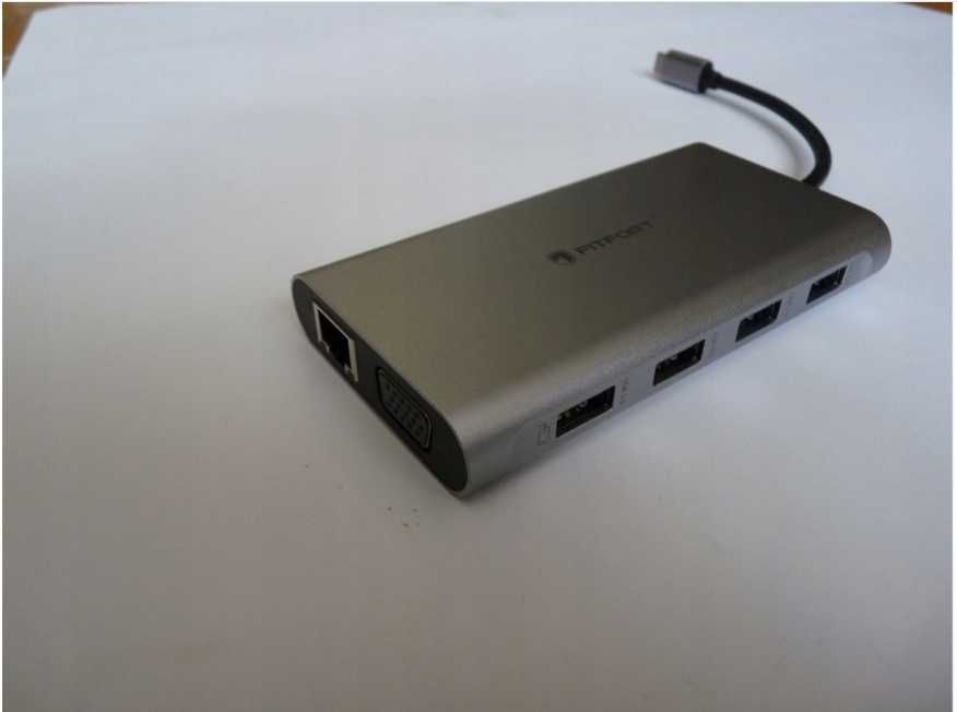 USB-C Hub Pro, HDMI 4K 12 Ports Fitfort UCN 3265 (Док станція MacBook)