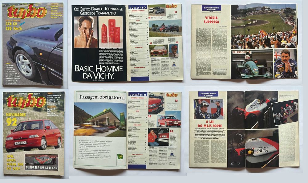 Coleção de revistas Turbo de 1991 (completa)
