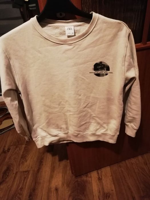 Ocieplana bluza chłopięca Zara r.152 11/12 lat stan dostateczny +
