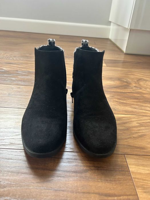 Botki zamszowe Reserved dziewczęce