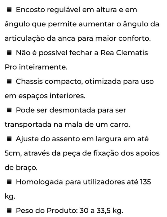 Cadeira de Rodas de Descanso (Nova)