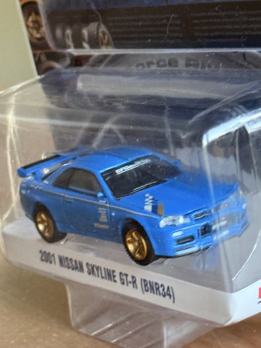 Nissan Skyline GT-R (BNR34) 2001rok Greenlight 1:64 oryginał