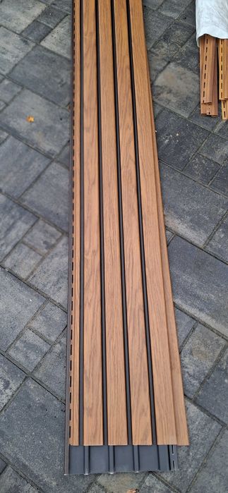 Panele/lamele zewnętrzne Fronto V-Black lamele Złoty dąb Vilo/Vox nowe