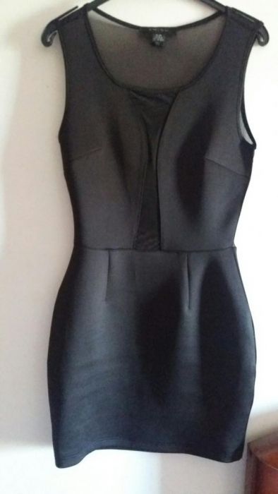 Vestido justo Preto da new yorker