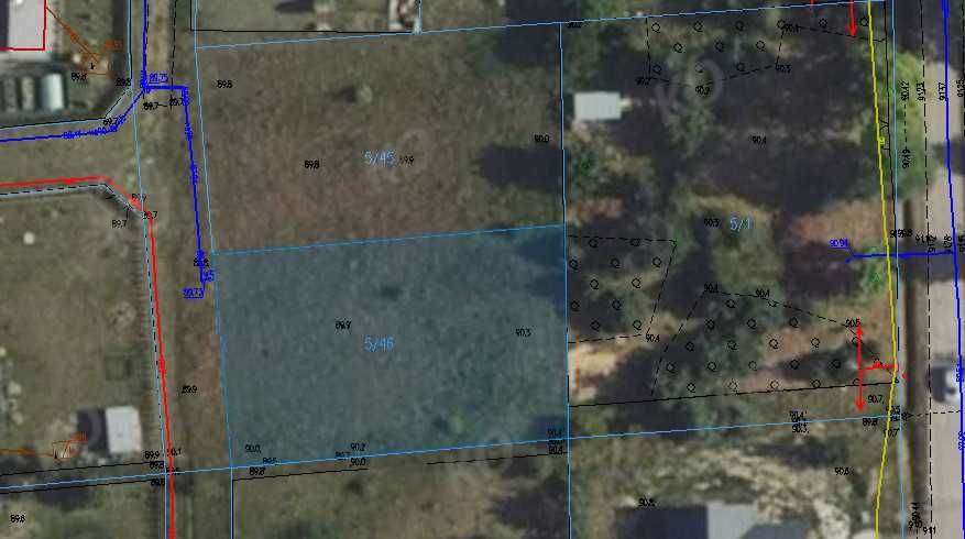 Działka budowlana 1066 m² – MPZP MN, Wkra