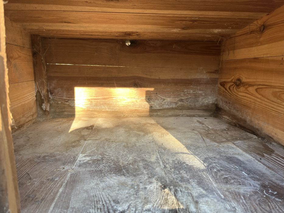 Drewniana klatka dla krolików