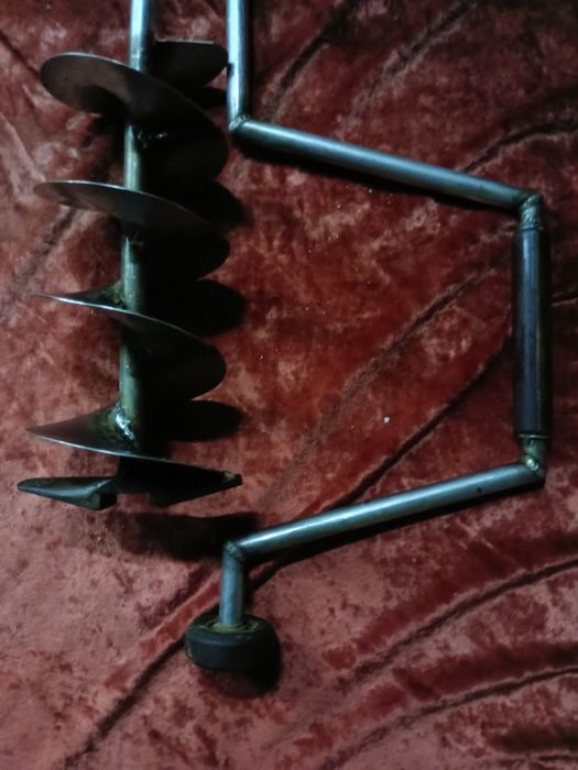 Бур для зимней рыбалки с нержавеющей стали