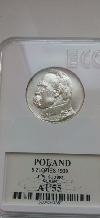 5 złotych 1938  Piłsudski