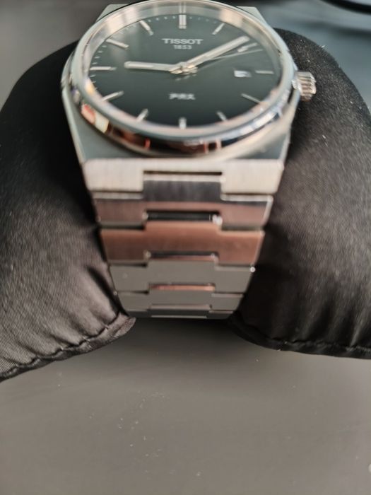Tissot PRX 40mm “Black” - bardzo dobry, stan z pudełkiem