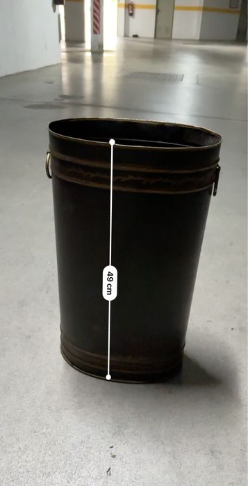 Suporte guarda-chuva em latão, pintado à mão