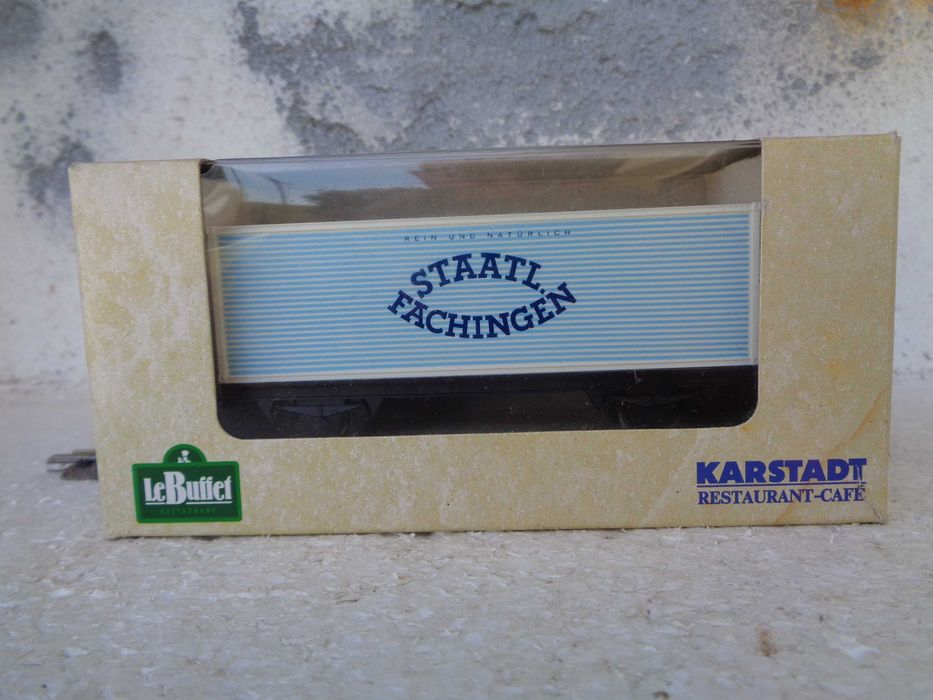 1:87 ROCO Vagão porta contentor Fachingen comboio novo