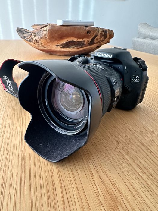 Canon 600d + lente Canon 24-105mm 1: 4 EF
