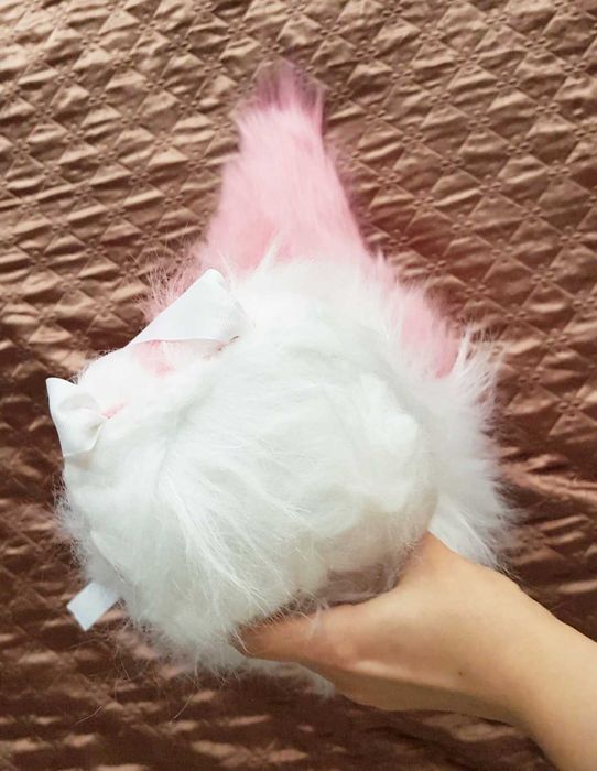 Cosplay z Fate/Grand Order Tamamo Vitch różowy ogon