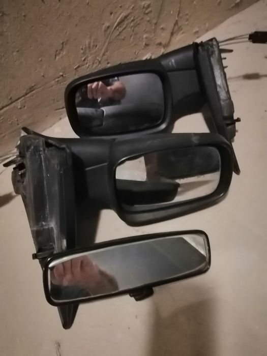 Дзеркала механічні наружні і внутрішнє рено меган 2 renault megane 2
