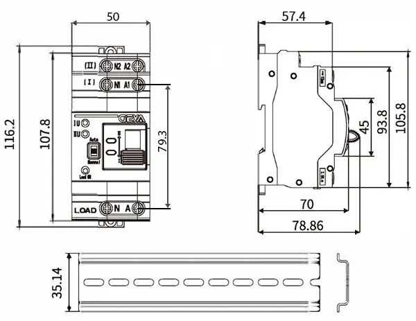 В наявності. Автомат введення резерву АВР GEYA G2R-63 2P 63А та 4p.